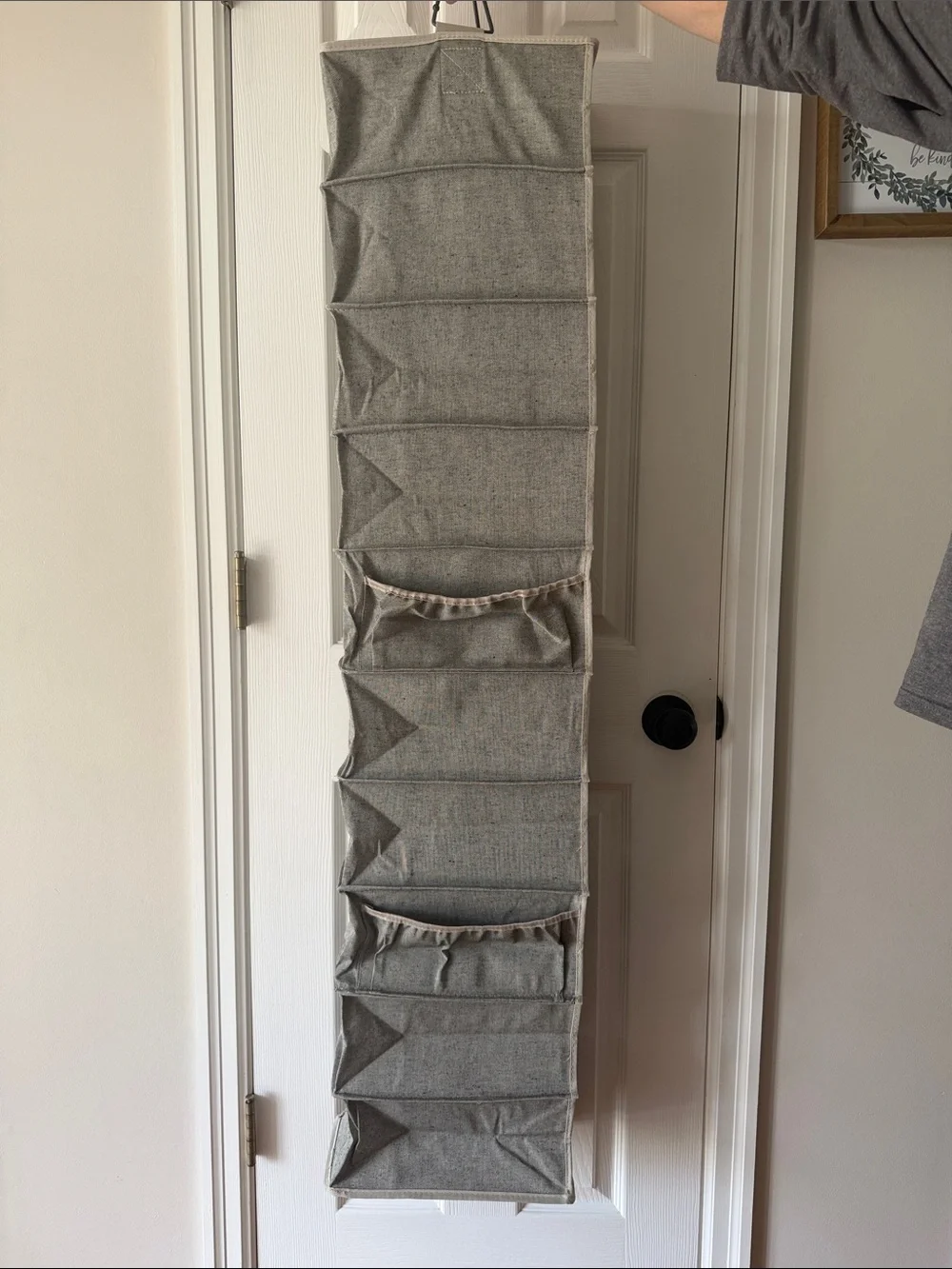 Hanging 10-Shelf Closet Organizer - Gray